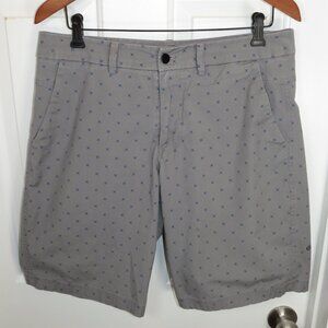 Lululemon Men's 34 The Works Quick Oxford Chino "X" AOP Shorts 11" *
